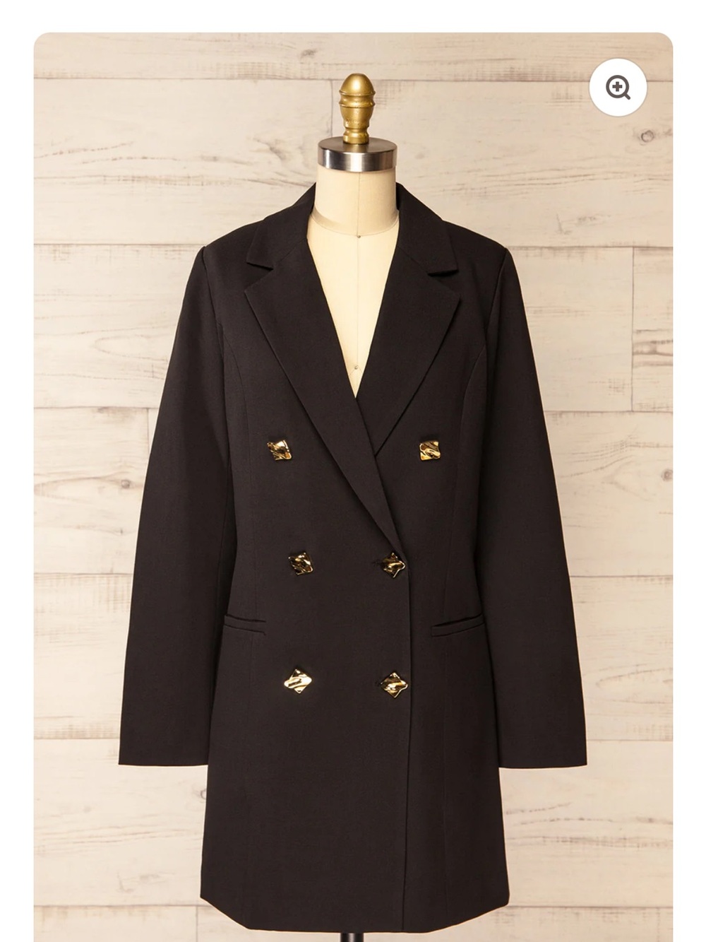 Boutique 1861 Izildur Black Blazer Dress